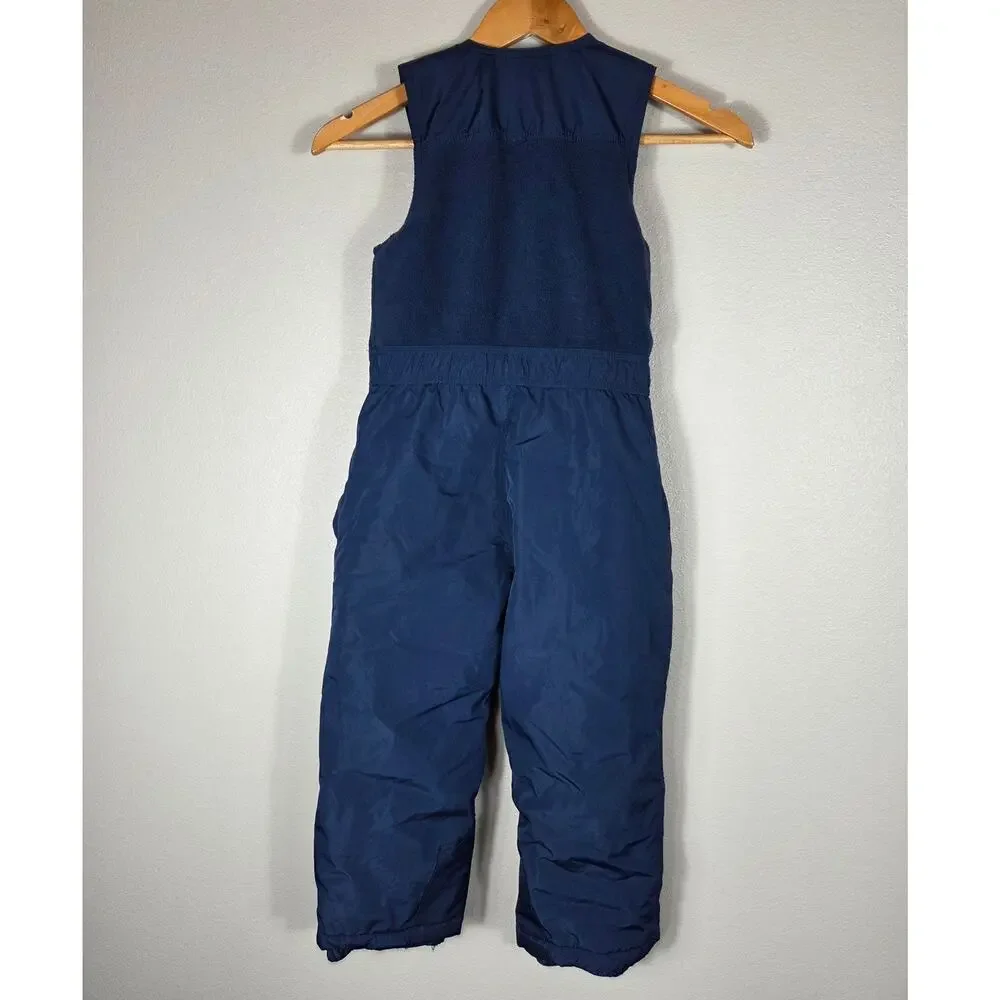 Snozu Boy's Navy Blue Snow Ski Bibs Size 5 Outdoors
